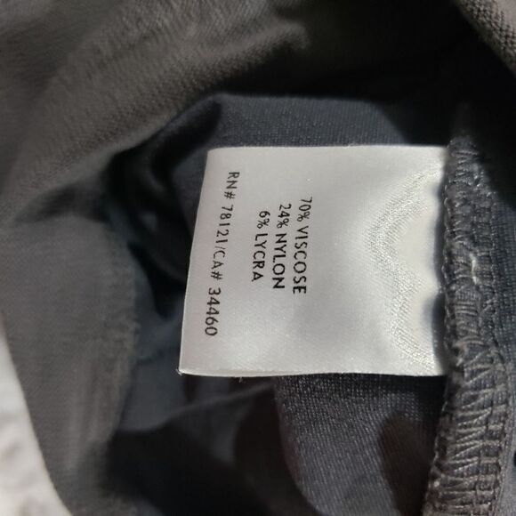 Eileen Fisher grey small viscose stretch legging pants - Picture 6 of 8